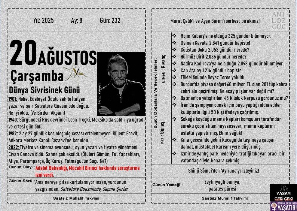 Dünya Sivrisinek Günü 1